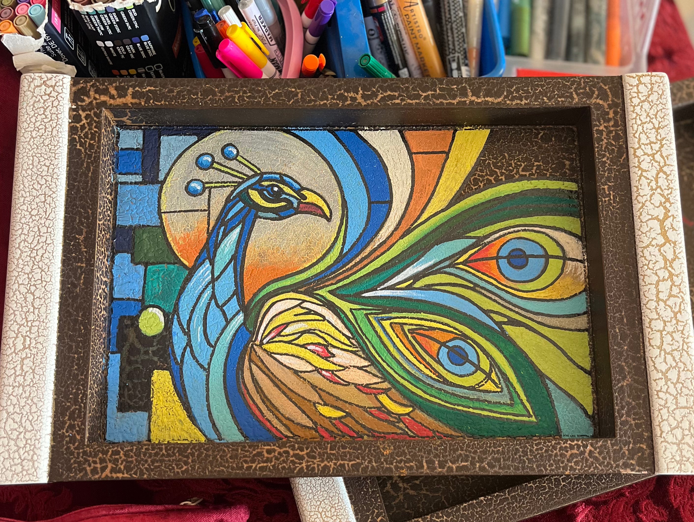 Peacock Tray