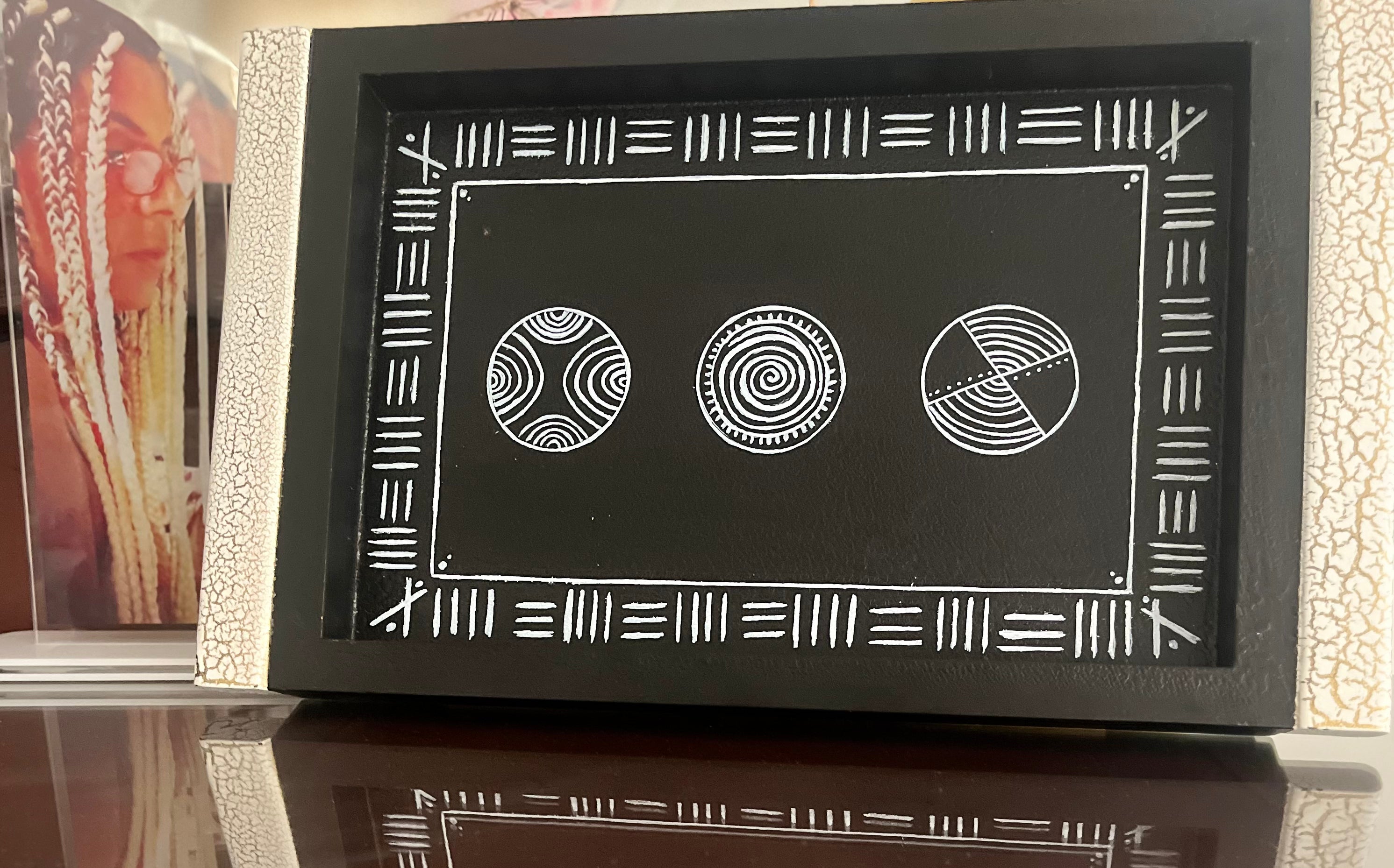 Afro circle Tray